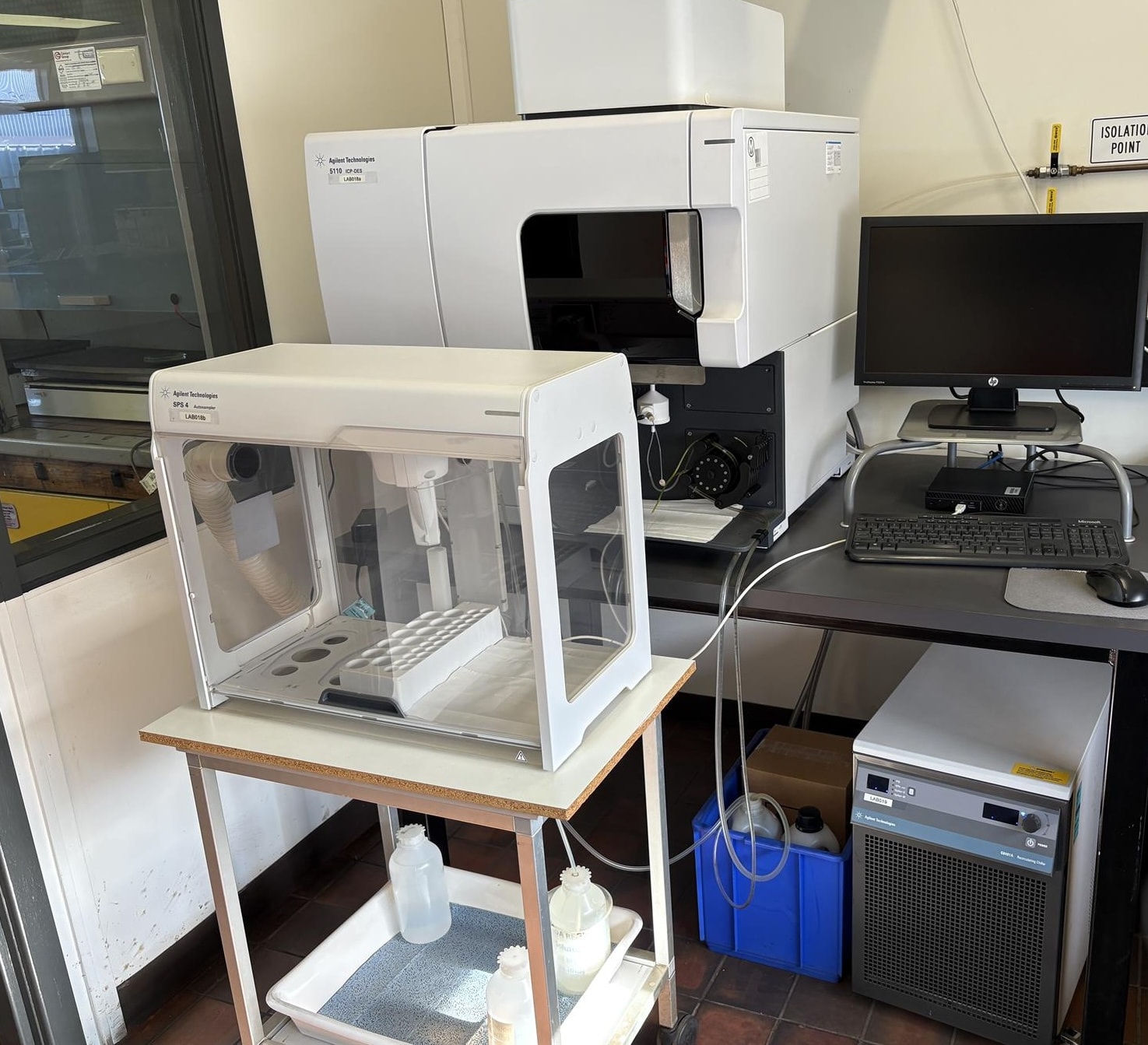 2018 Agilent 5110 SVDV ICP-OES with SPS 4 Autosampler, Chiller, PC & ICP Expert Software