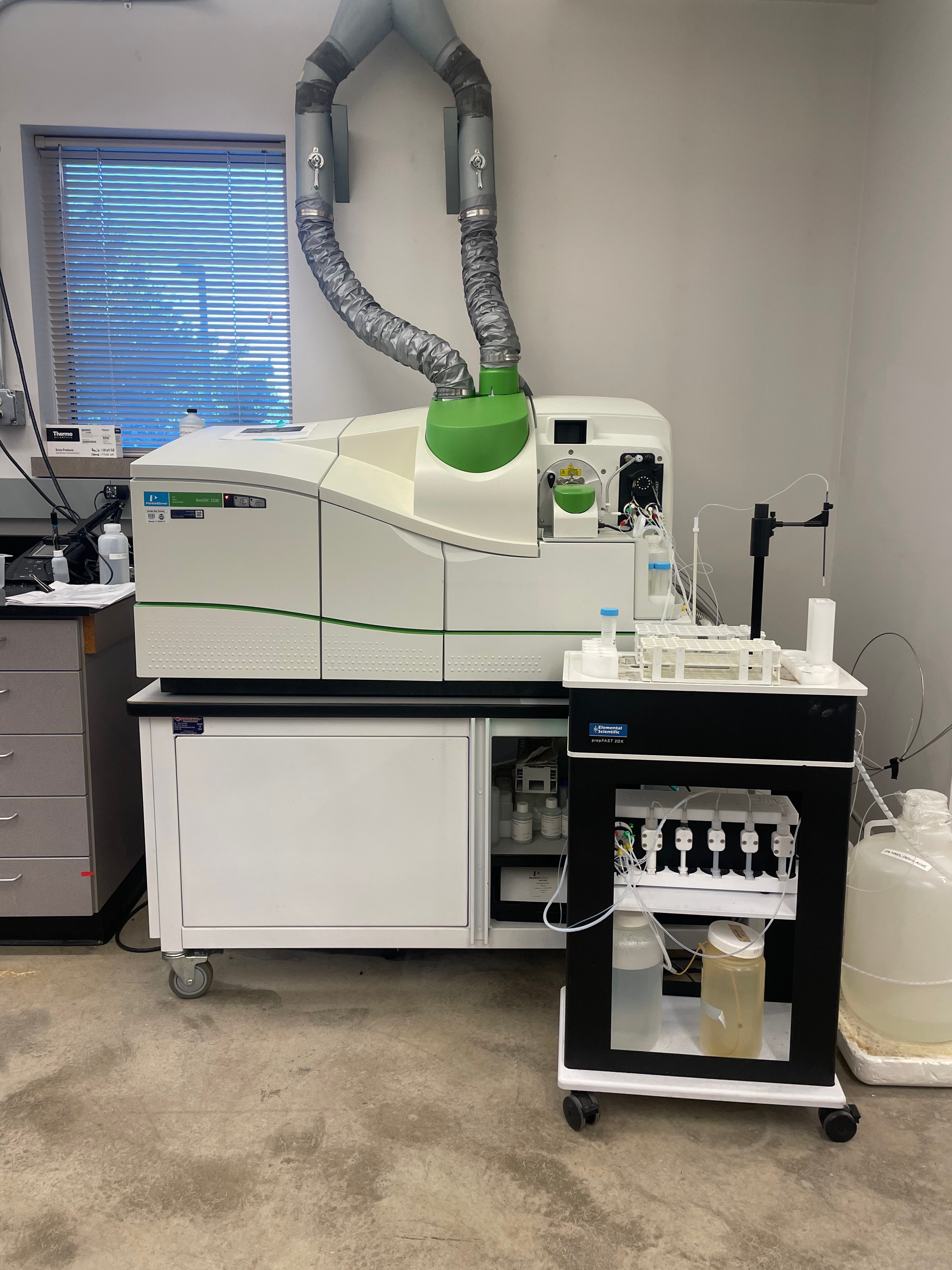 2017 PerkinElmer NexION 350D ICP-MS with ESI prepFAST 2DX autosampler