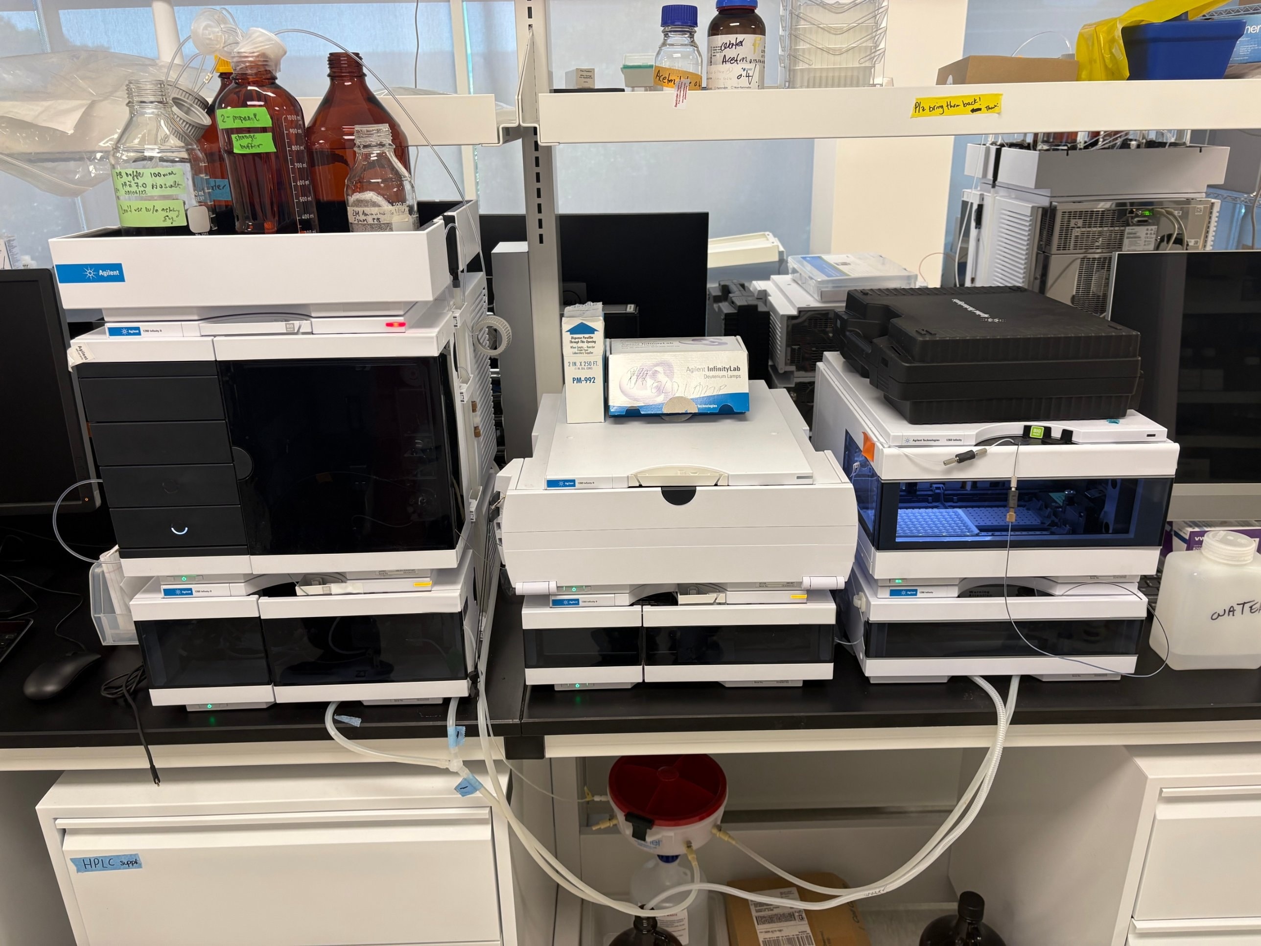 Agilent 1260 Infinity II Bio-inert HPLC System with MWD, Fraction Collector, PC & Software